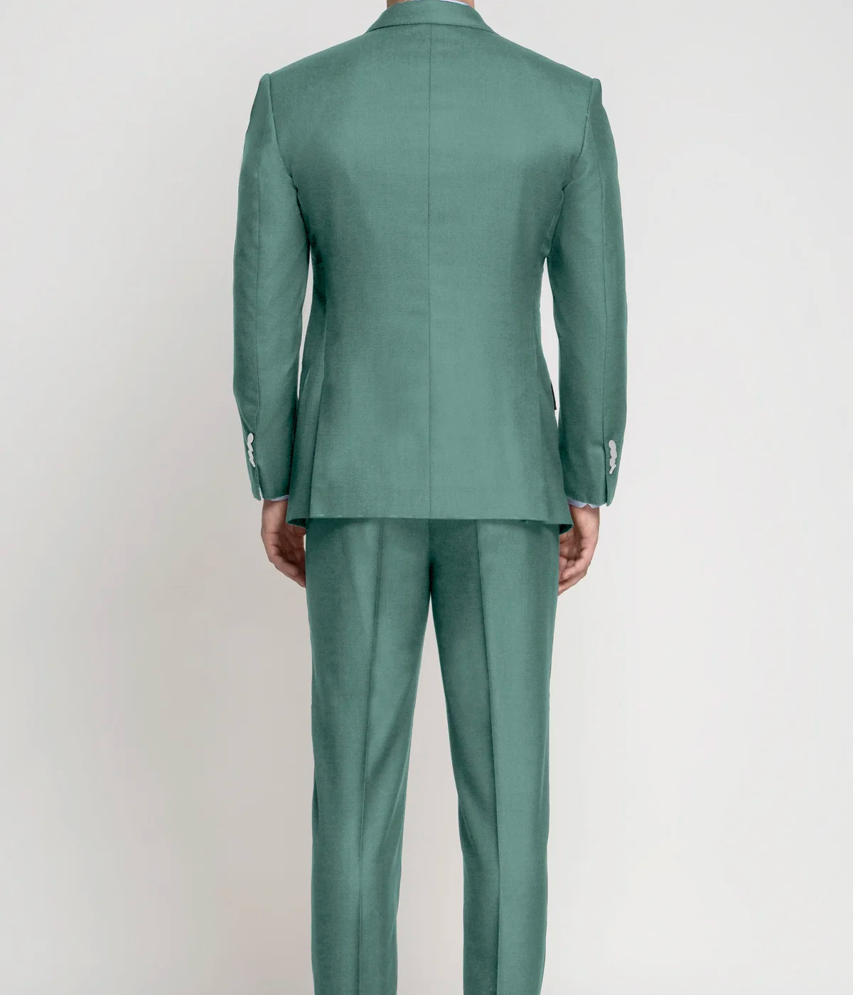 Sage Mint Green Wool Suit- view-1