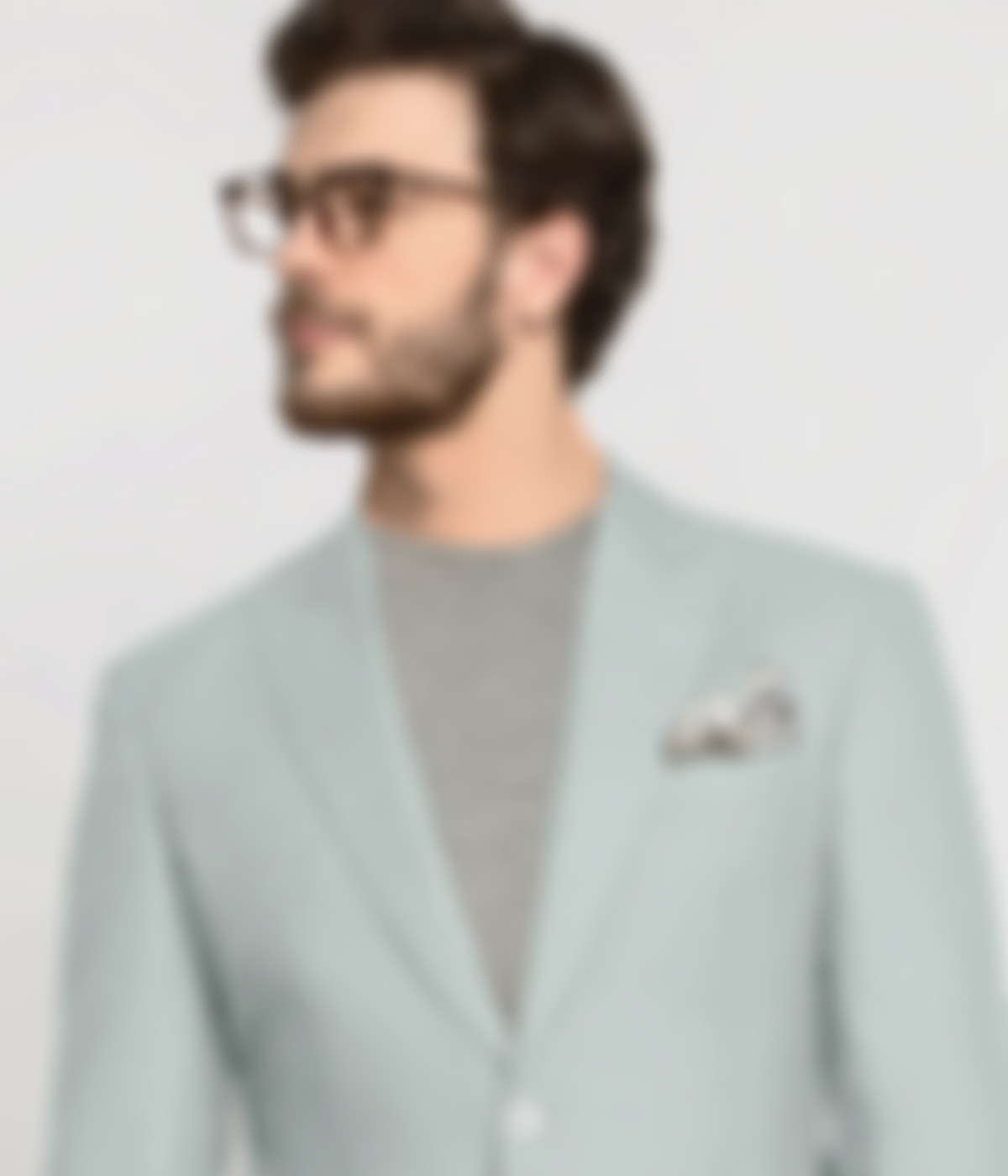 Pastel Mint Wool Suit-1
