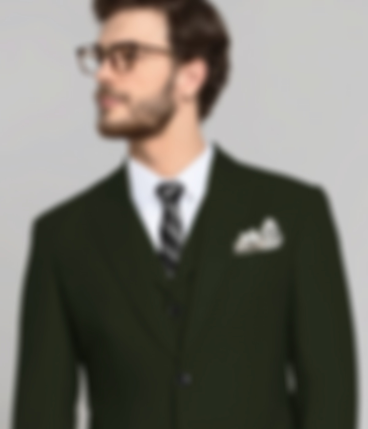 Wyoming Forest Green Wool Suit-1