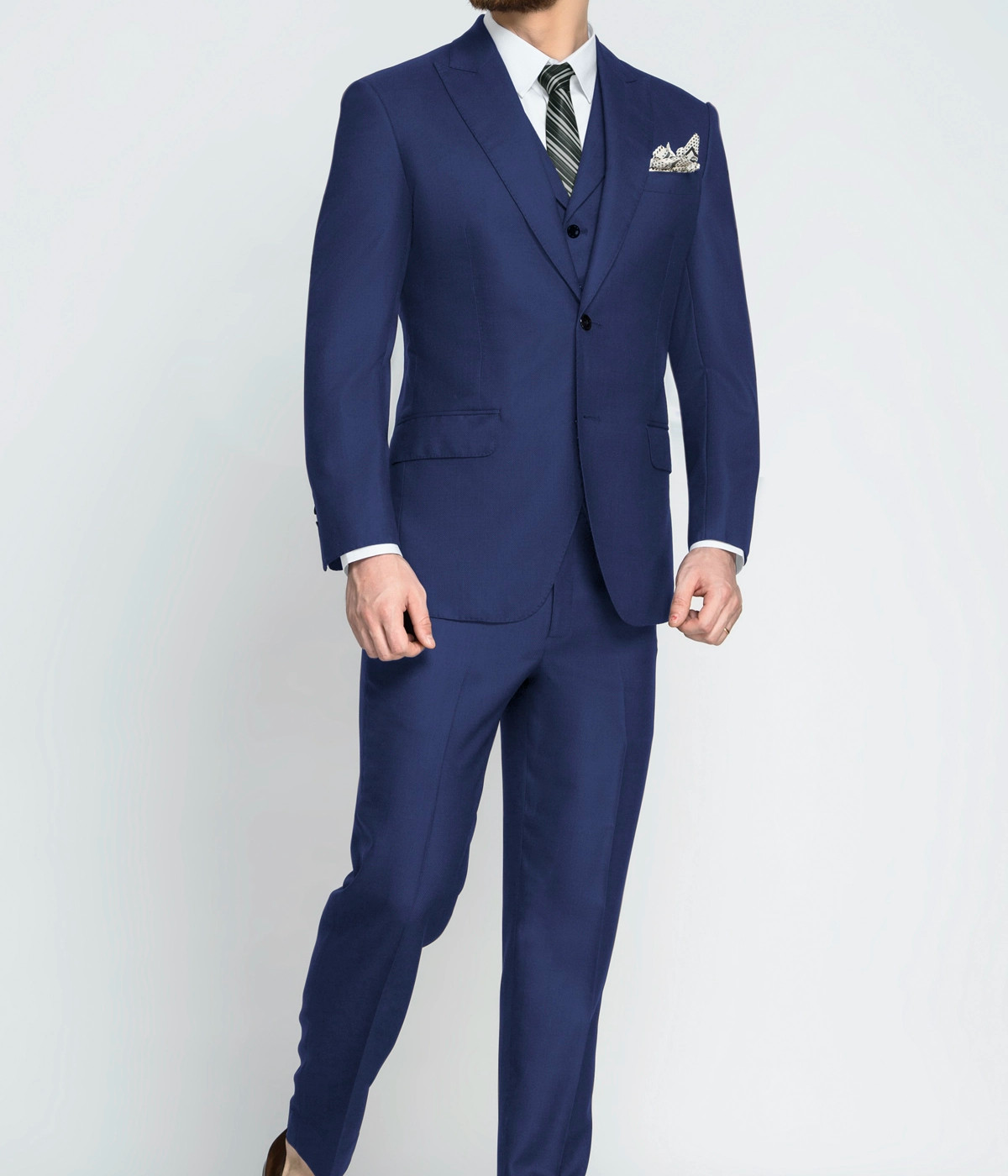 Phoenix Royal Blue Wool Suit- view-2