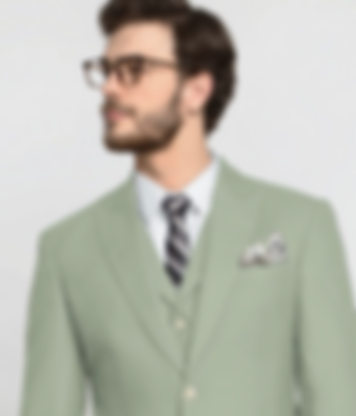 Dusty Sage Green Wool Suit-1