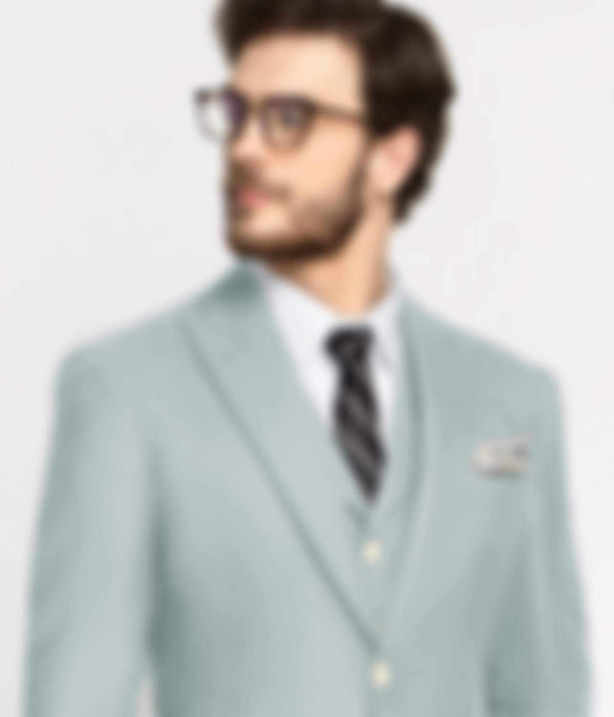 Florence Sky Blue Wool Suit-1
