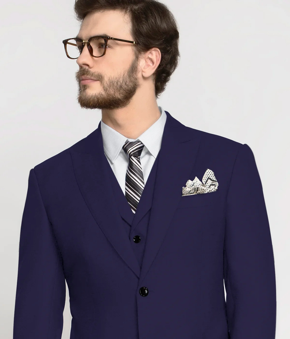Ibiza Purple Wool Suit-1