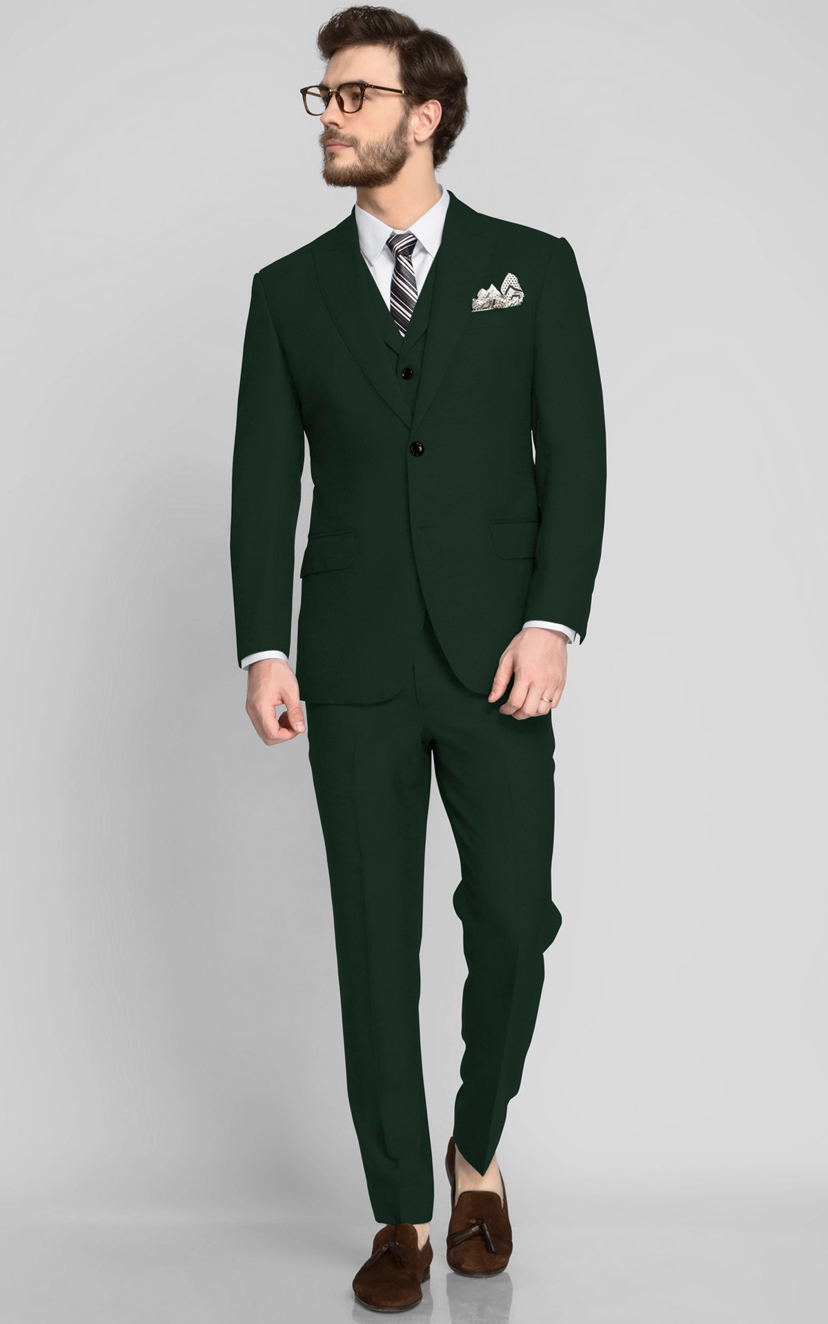 Emerald Green Wool Suit