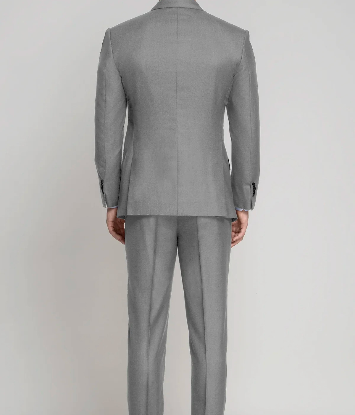 Slate Gray Stretch Wool Suit- view-1
