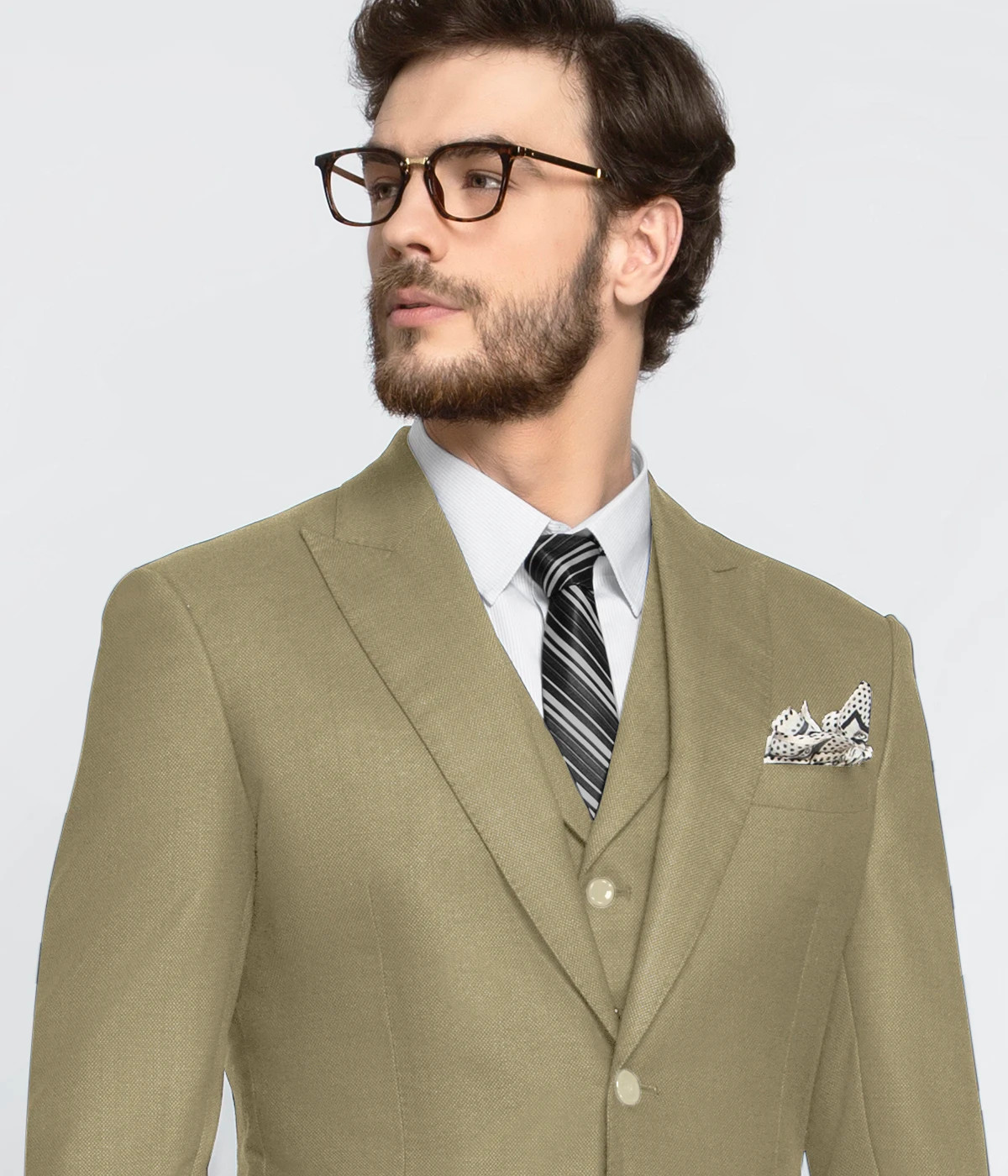 Spring Green Wool Suit-1