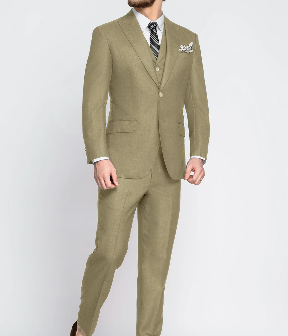 Spring Green Wool Suit- view-2