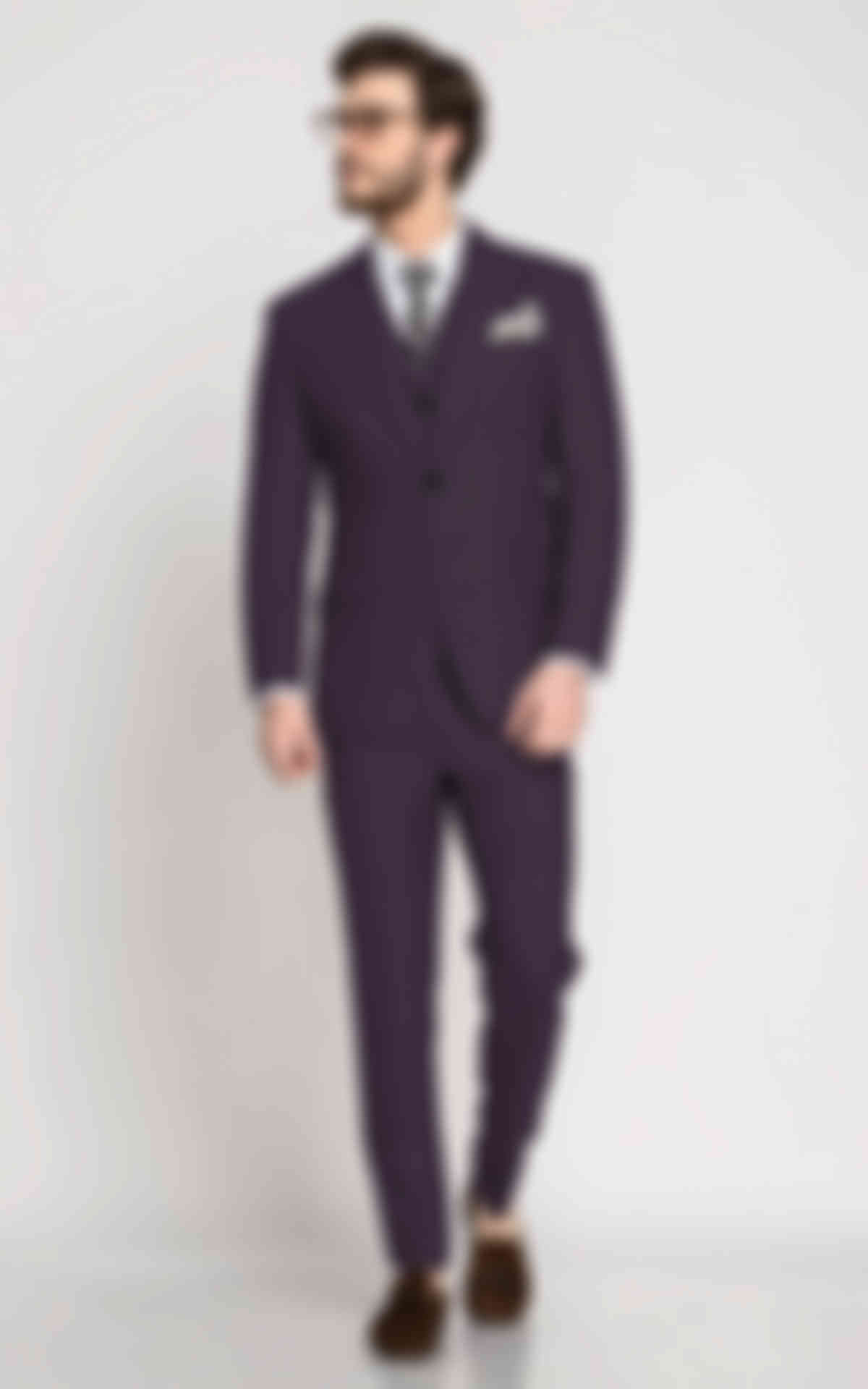 Concord Wine Wool Suit