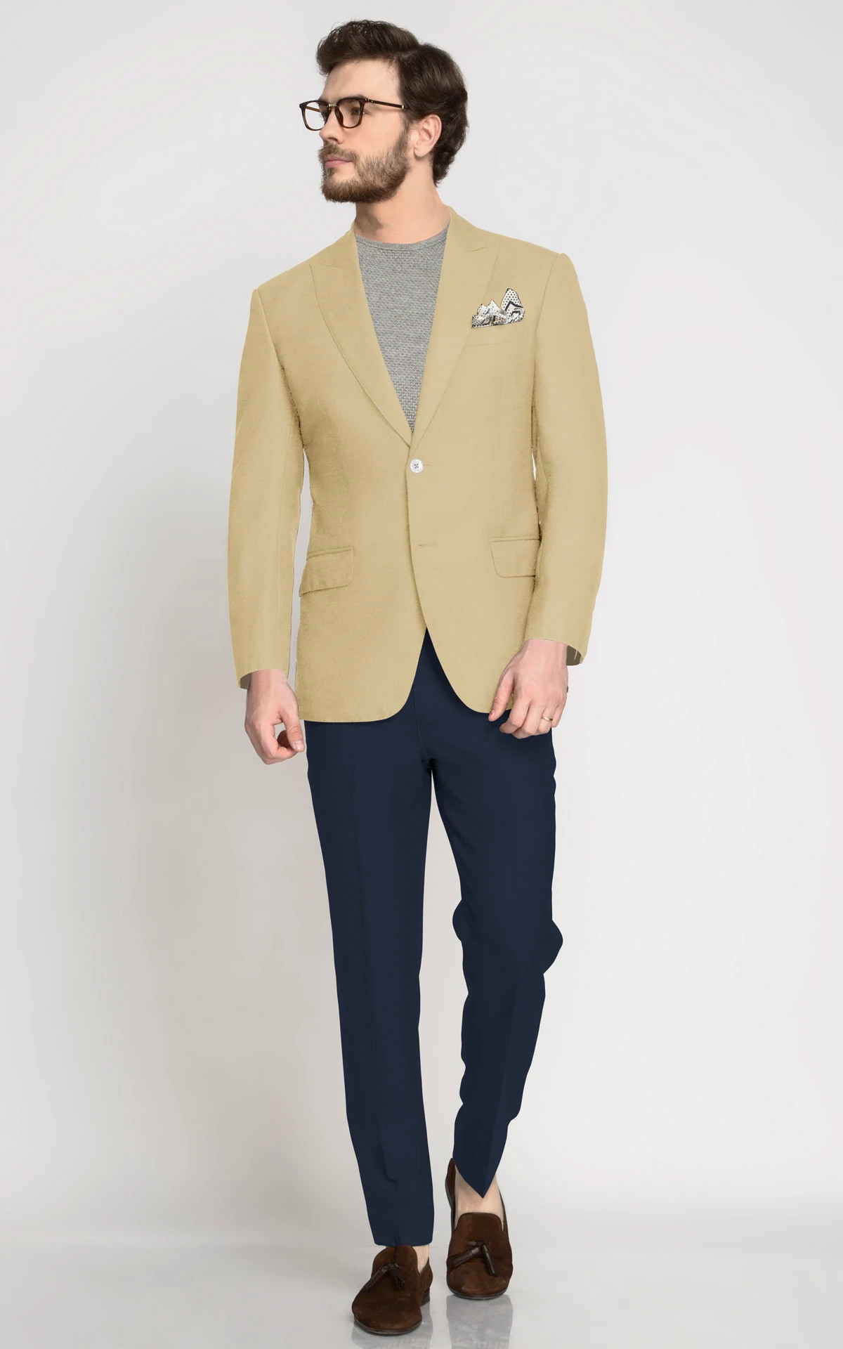 Pastel Clay Wool Blazer