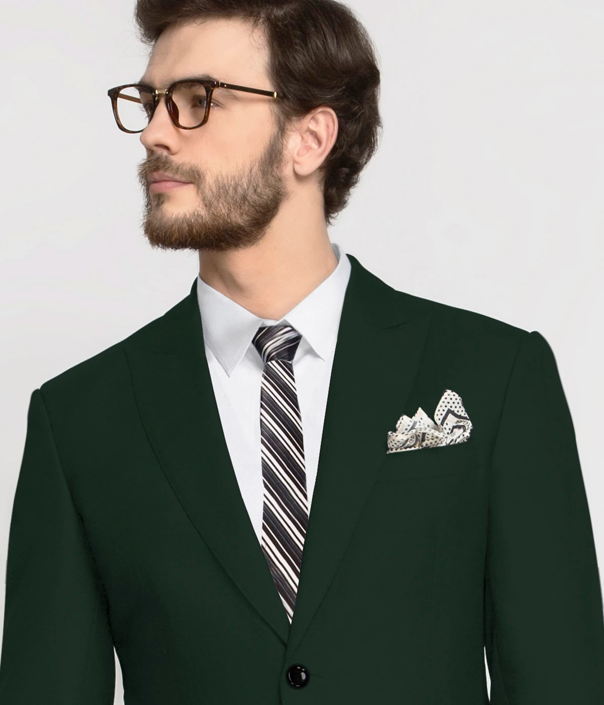 Emerald Green Wool Blazer-1