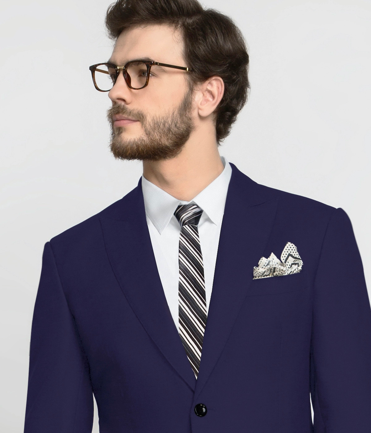 Ibiza Purple Wool Blazer-1