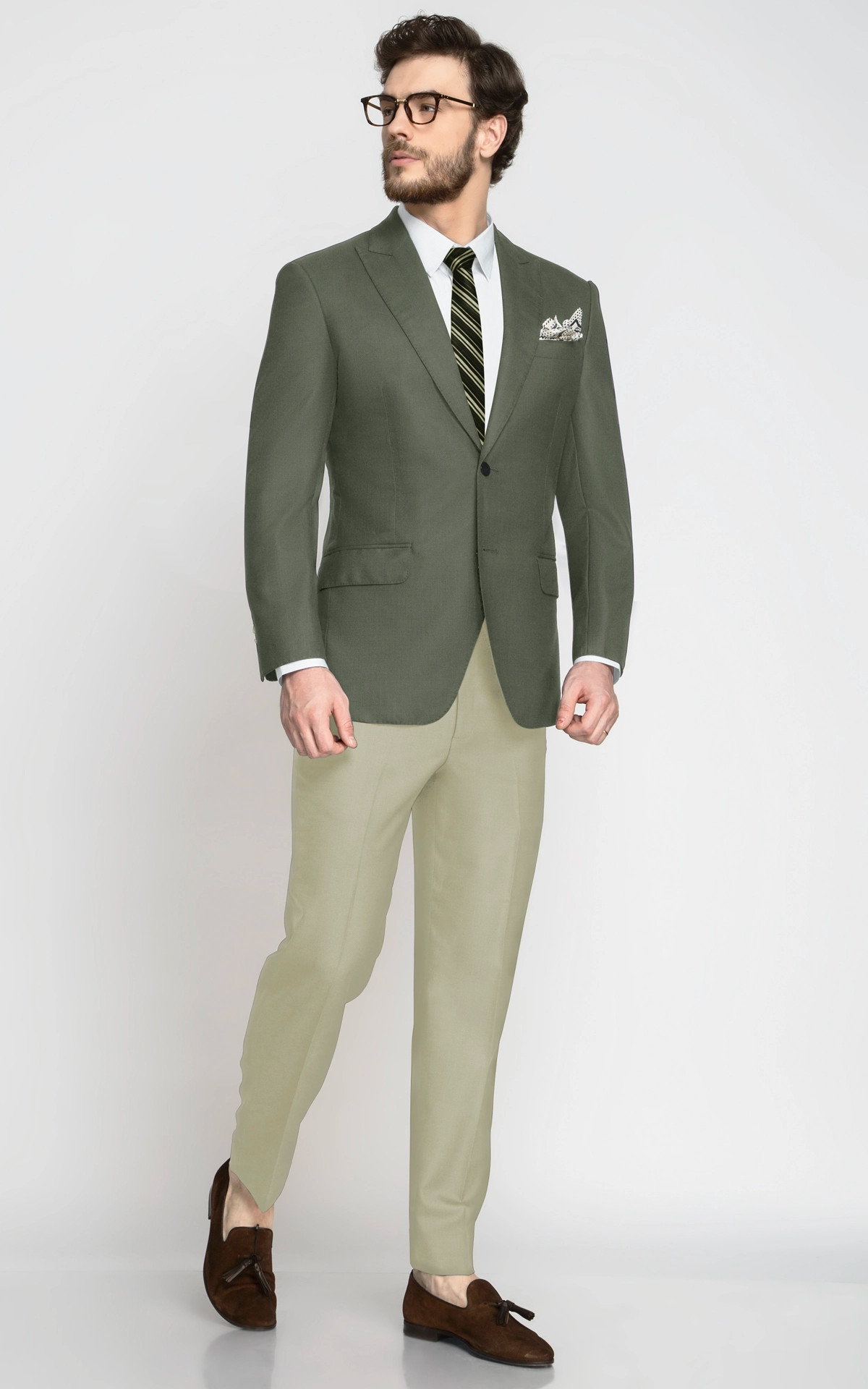 Ivy Green Wool Blazer