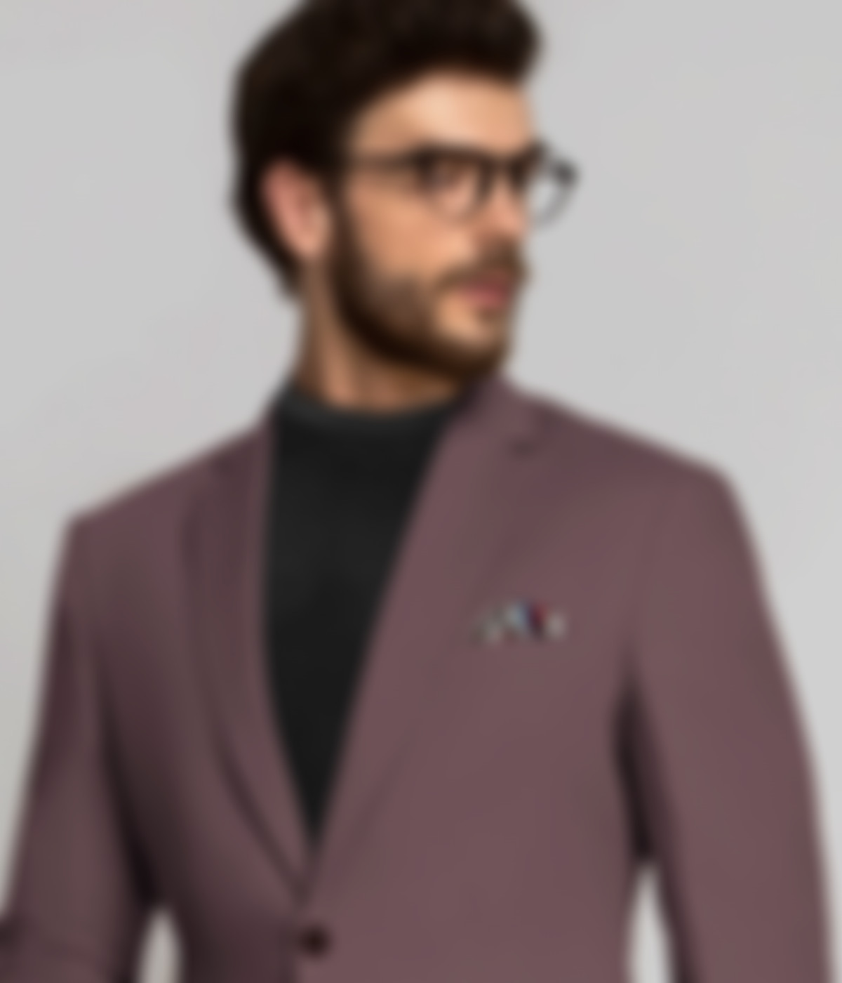 Periwinkle Purple Cotton Suit-1