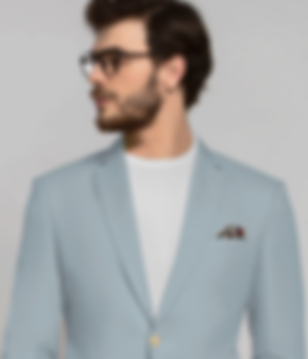 Bluish Grey Cotton Suit-1