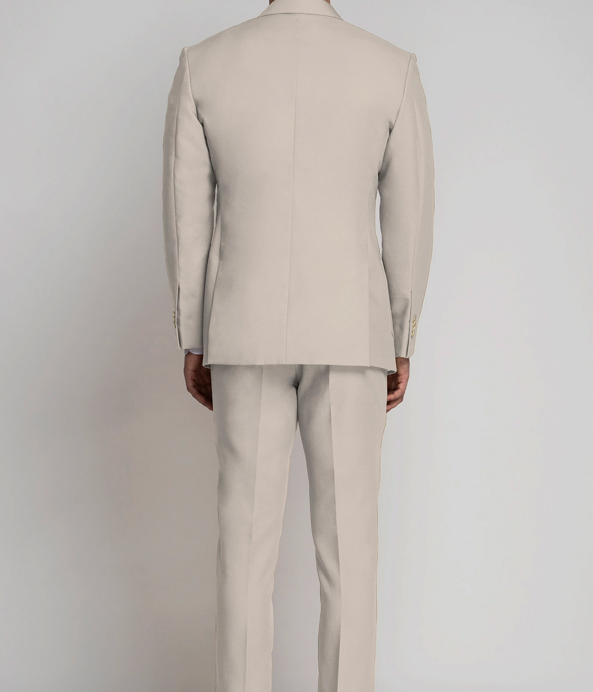 Muted Beige Cotton Suit- view-1