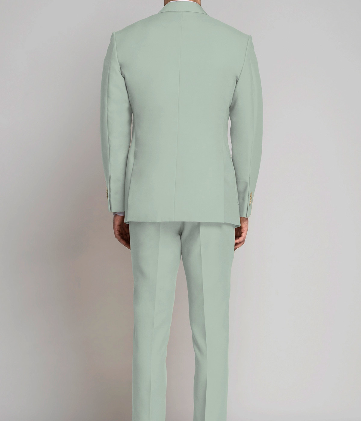 Pastel Mint Cotton Suit- view-1