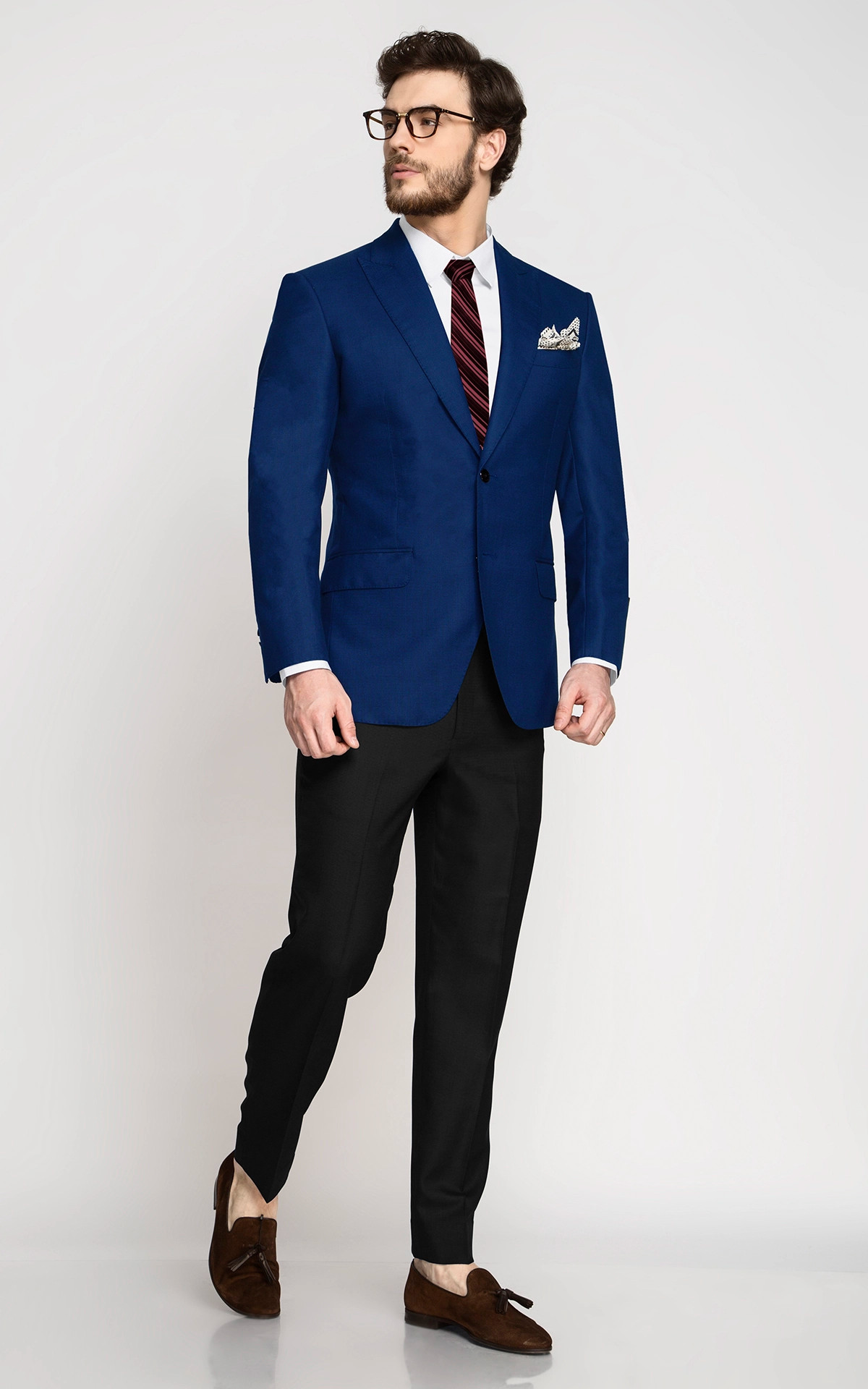 Royal Blue Vegan Blazer