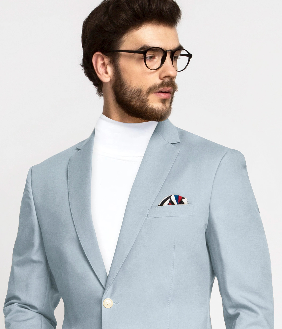 Plus Size - Satin Tailored Blazer – SKIES ARE BLUE