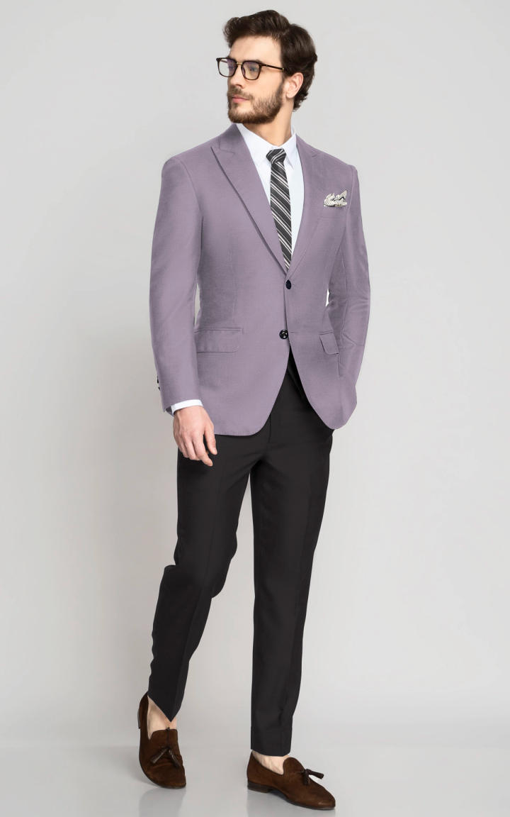 Lilac Lavender Wool Blazer image