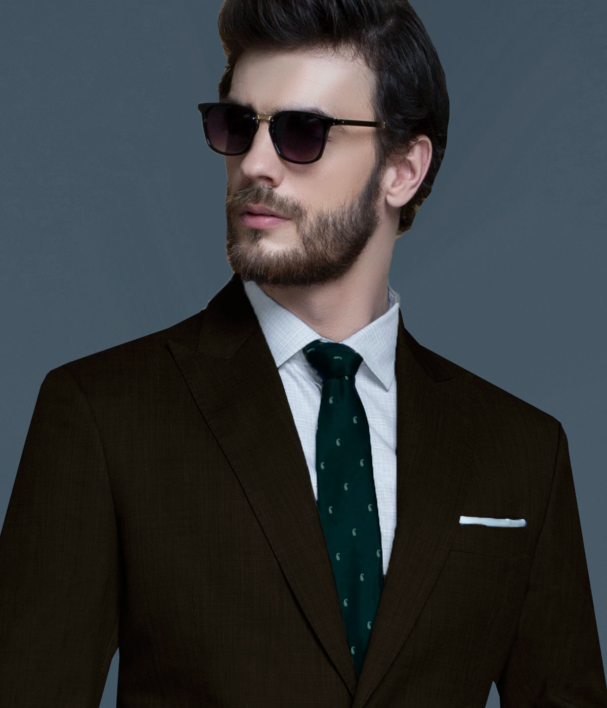 Wisconsin Brown Nailhead Blazer-1