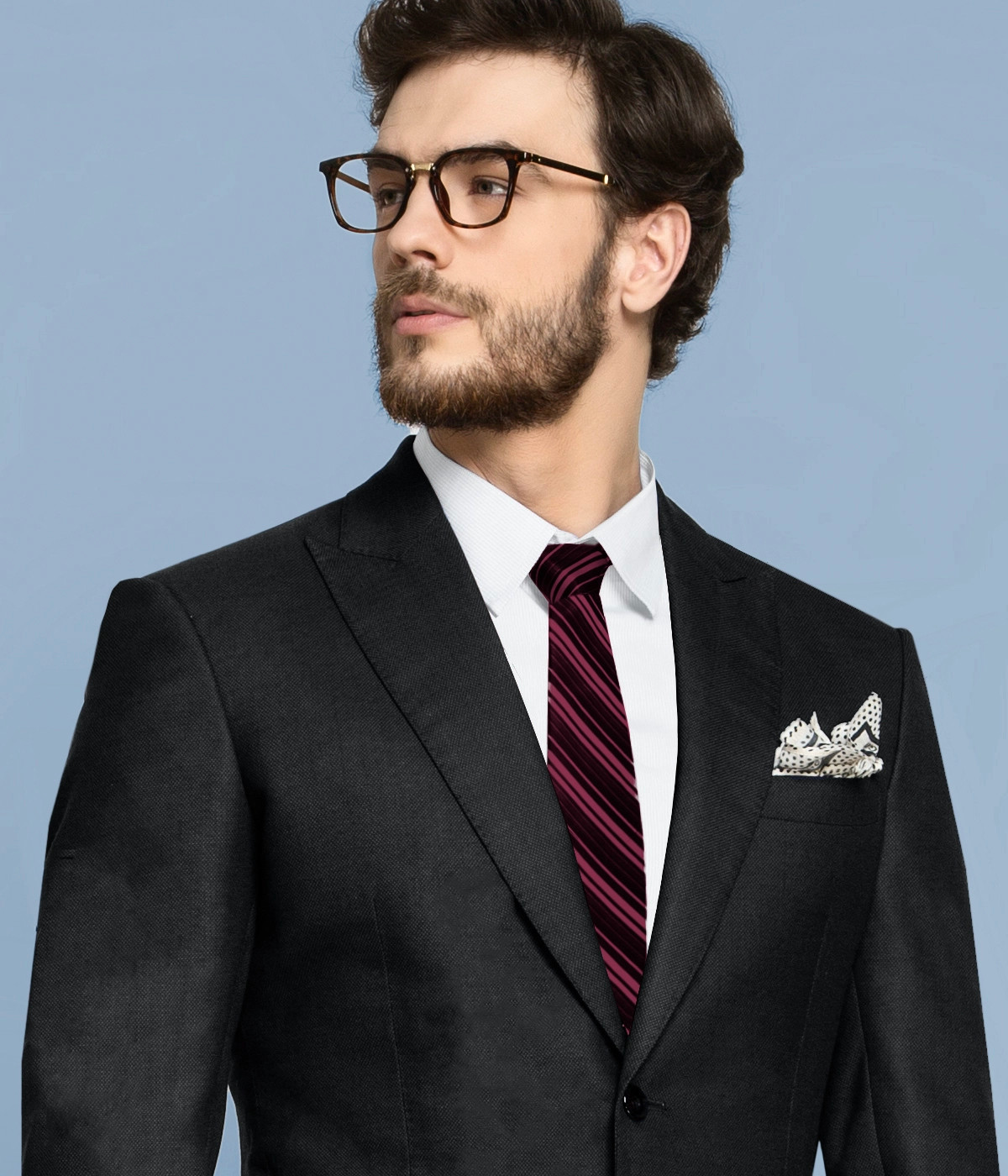 Chicago Charcoal Birdseye Blazer-1