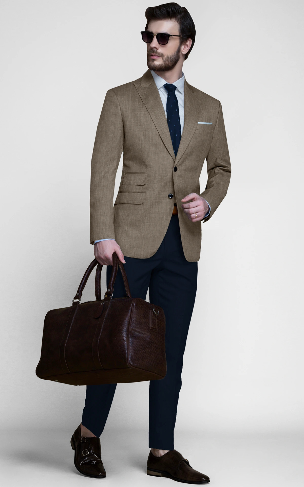 Heatbreaker Cool Sand Nailhead Blazer