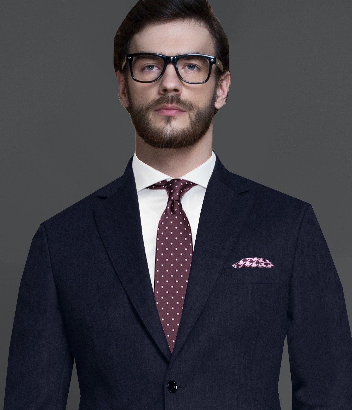 Piccadilly Midnight Blue Flannel Blazer-1