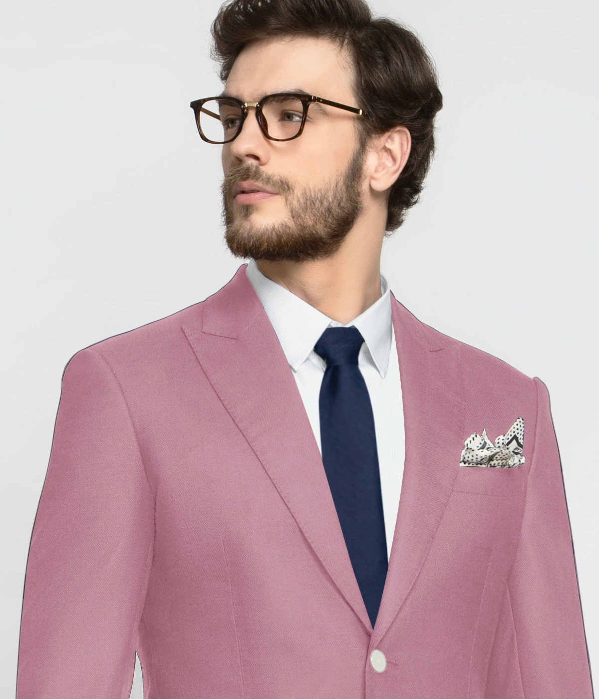 Portofino Pink Wool Blazer - A.i. Perfect Fits