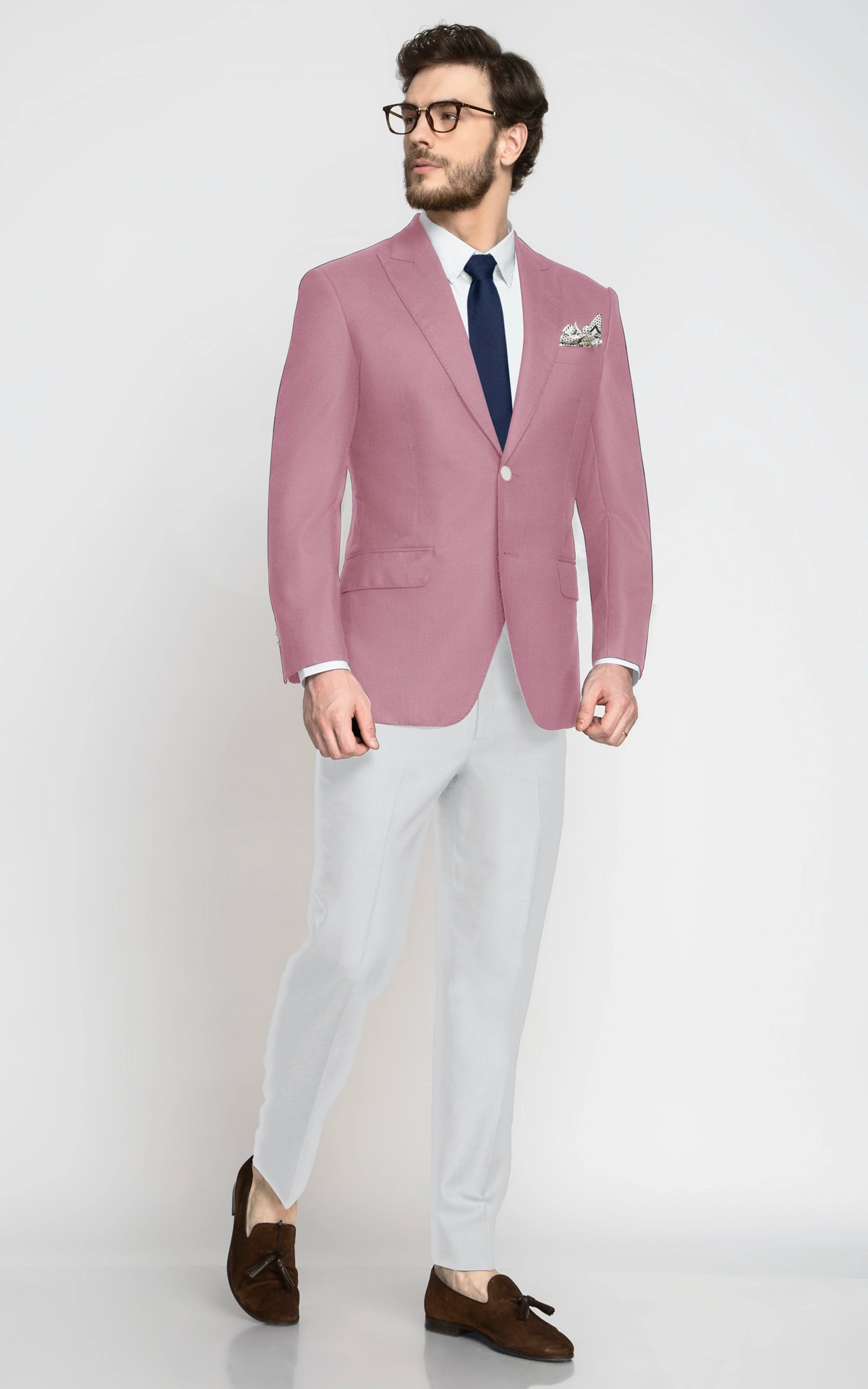 Portofino Pink Wool Blazer