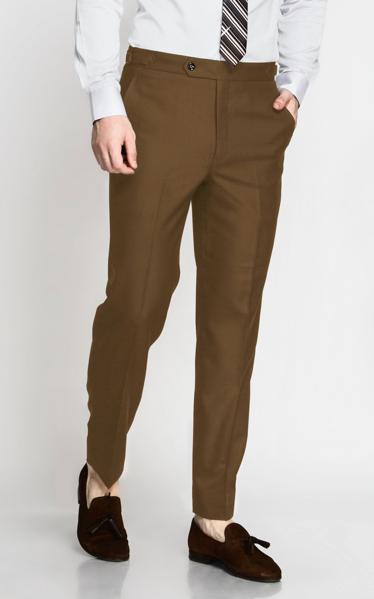 Custom Made Pants Trousers Brown Dress Pants | Starting At 45$