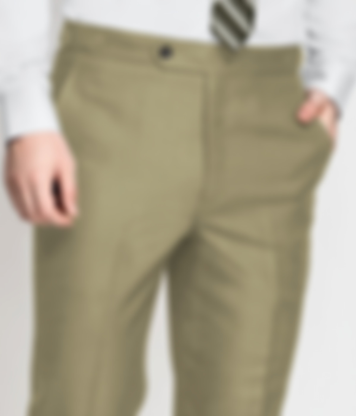 Spring Green Wool Pants-1