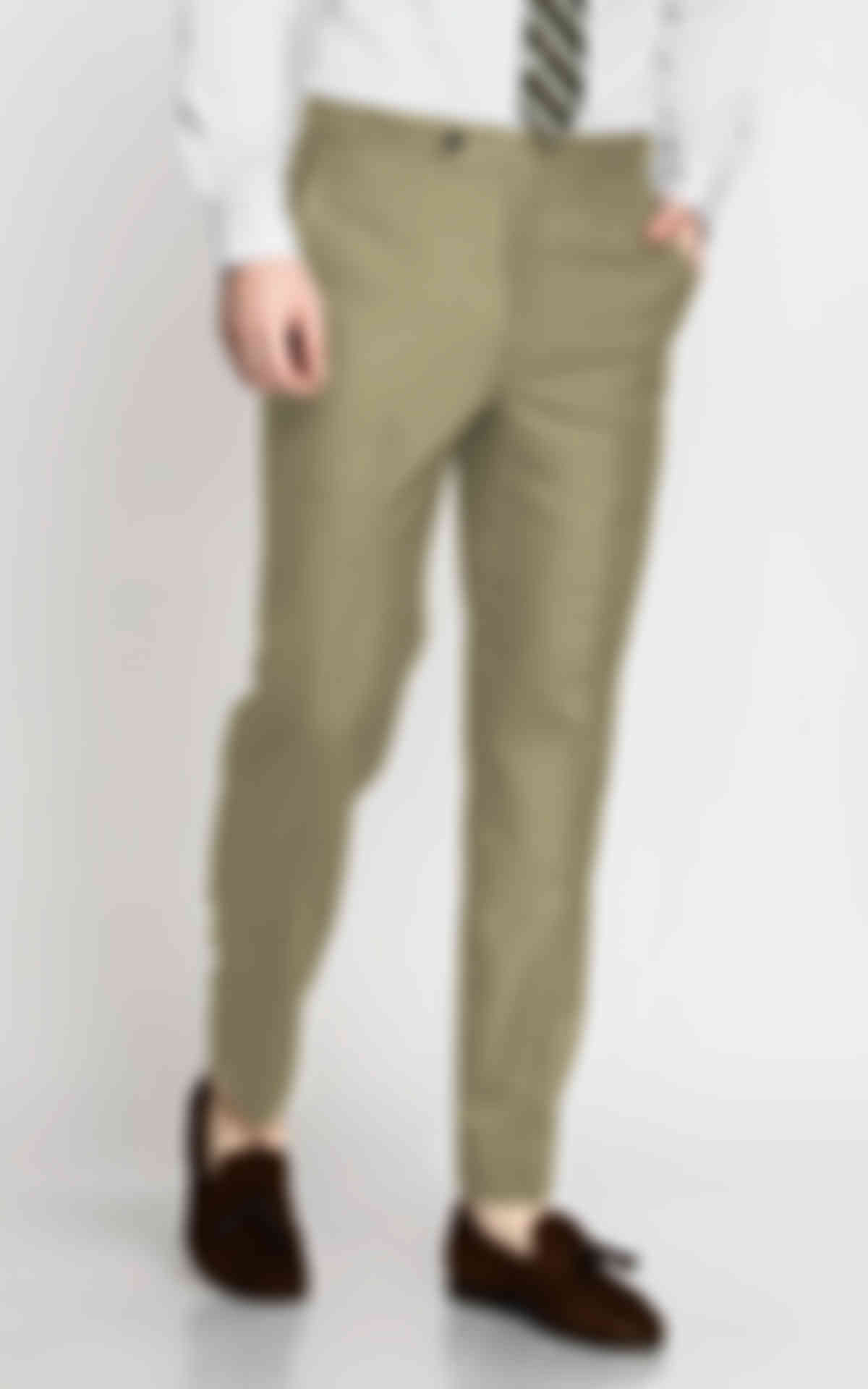 Spring Green Wool Pants