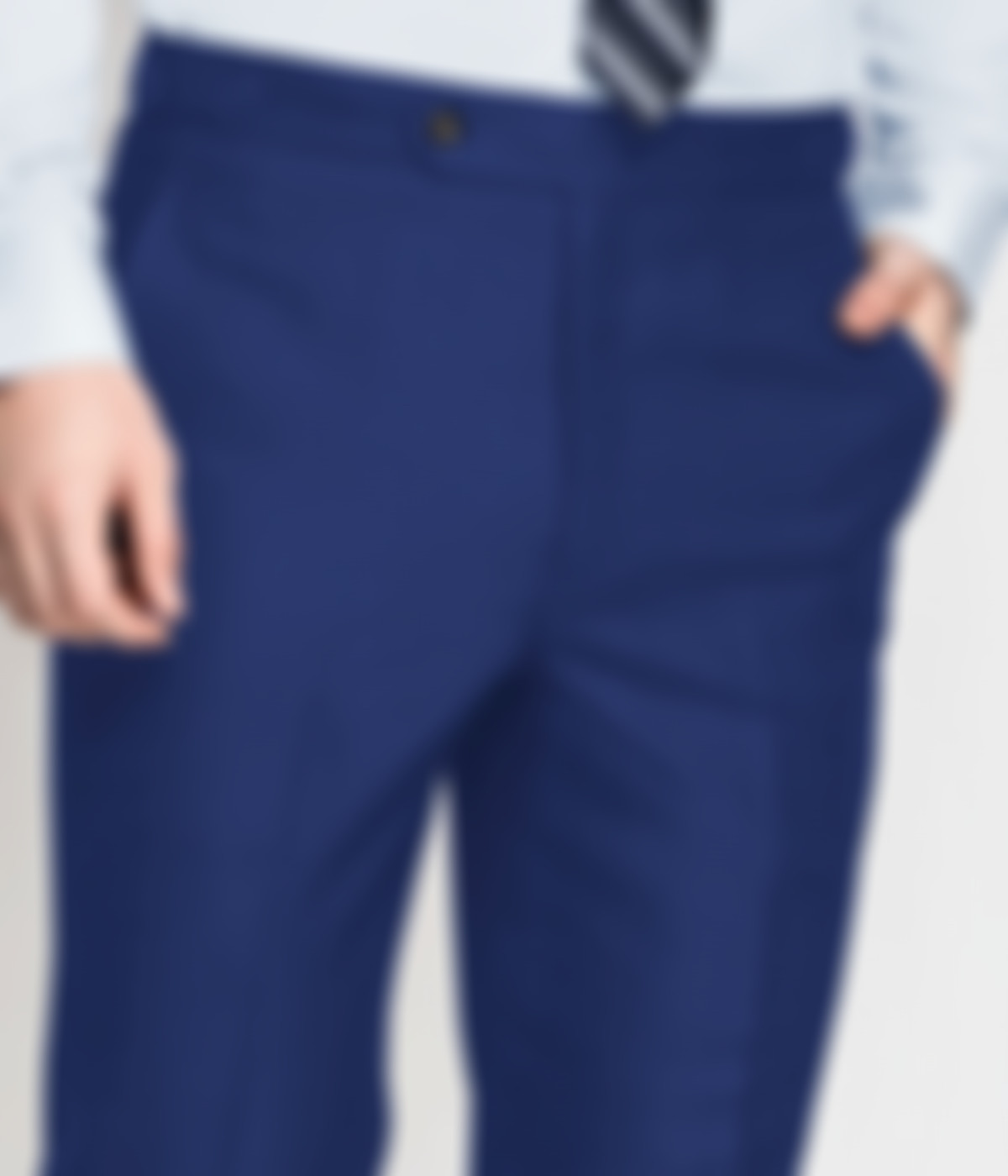 Royal Blue Wool Pants-1