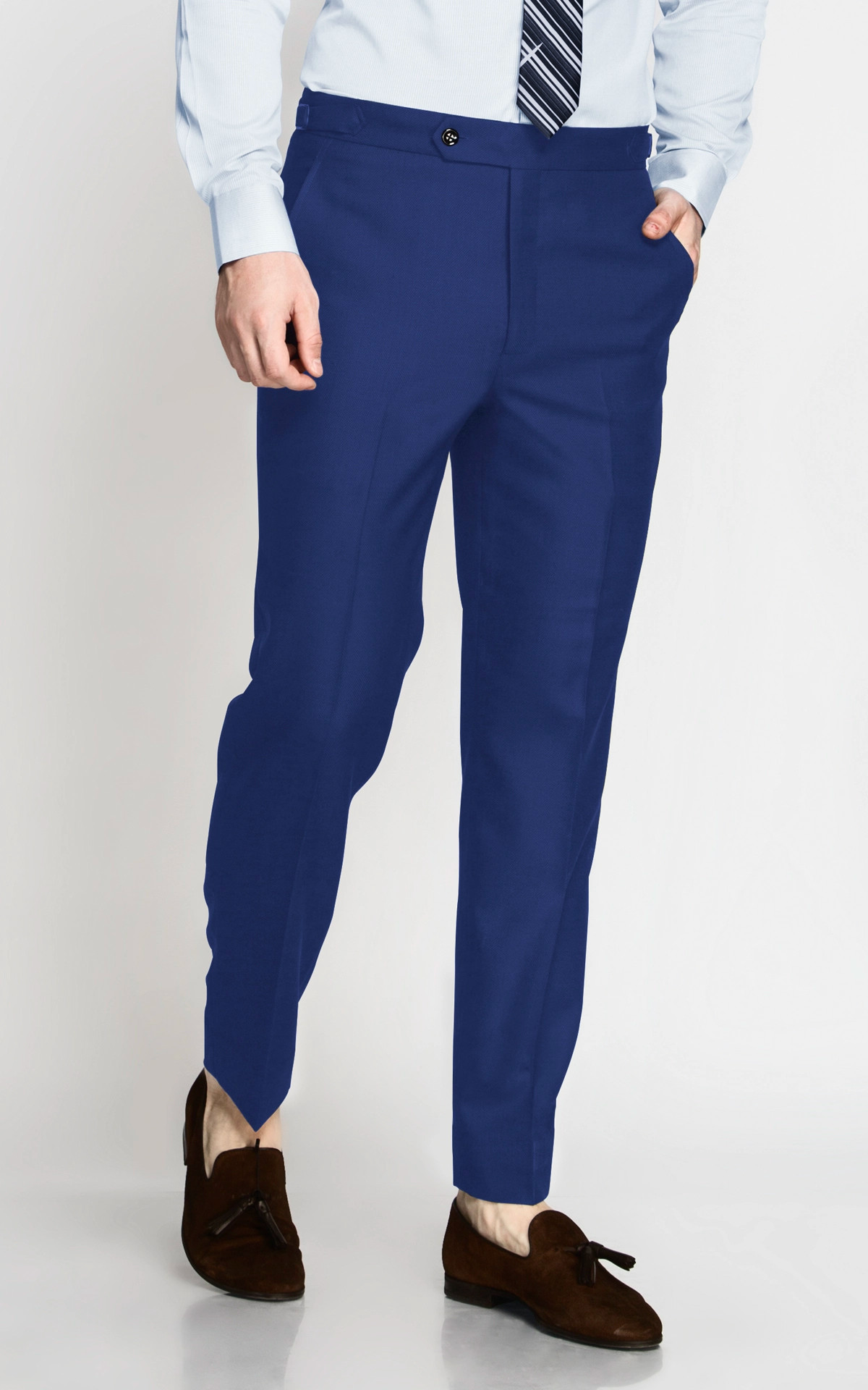 Royal Blue Wool Pants