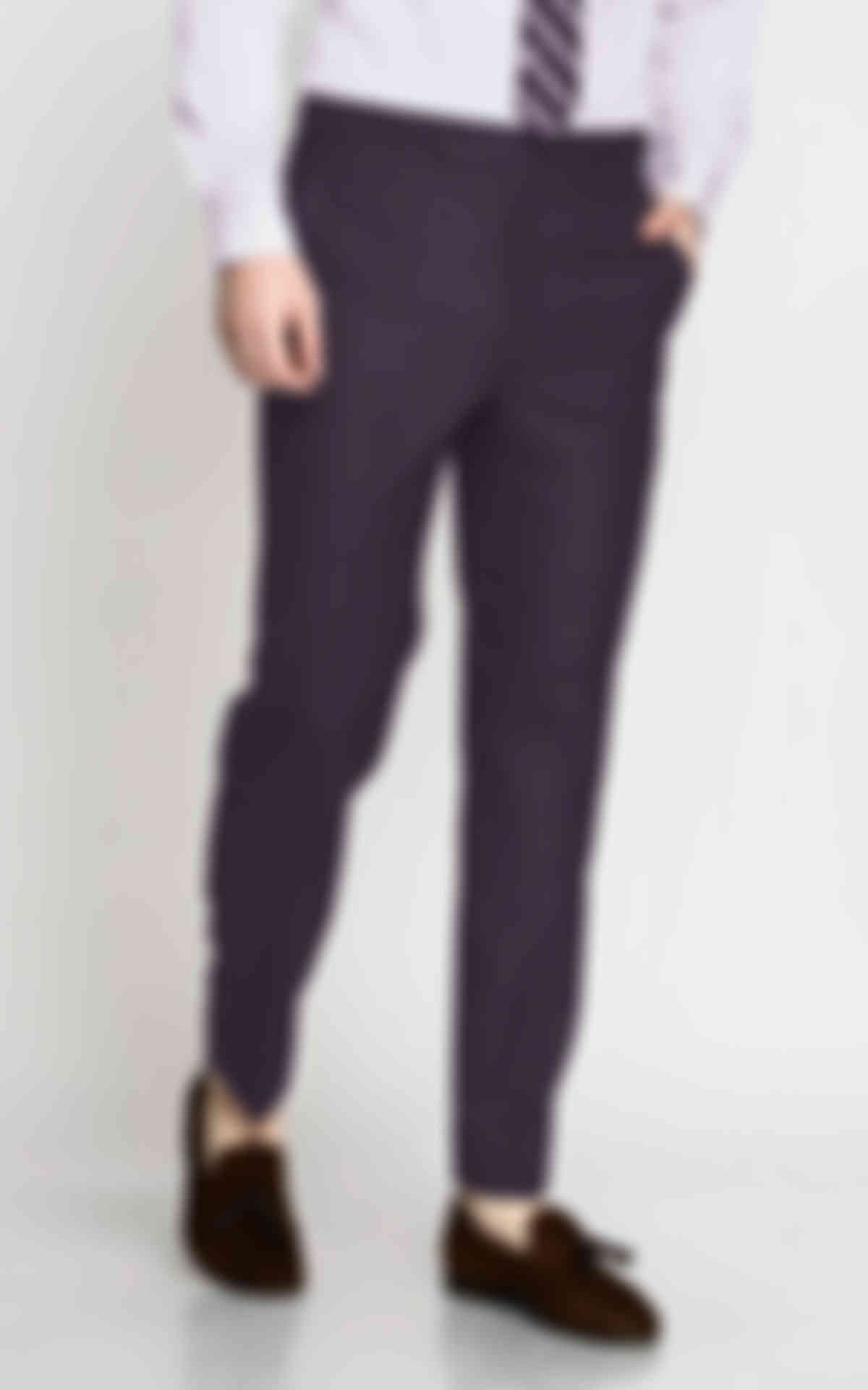 Concord Wine Wool Pants