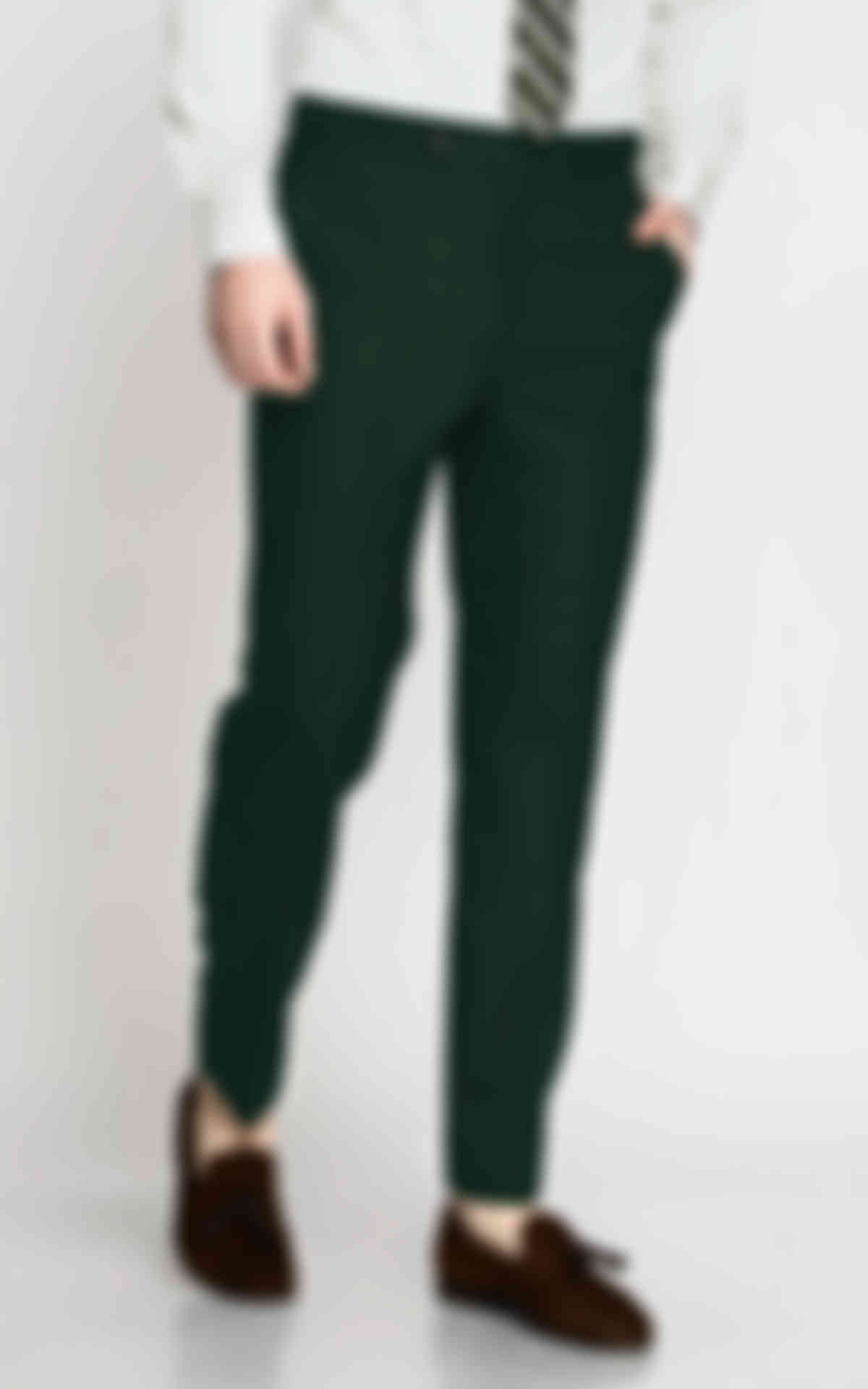 Emerald Green Wool Pants