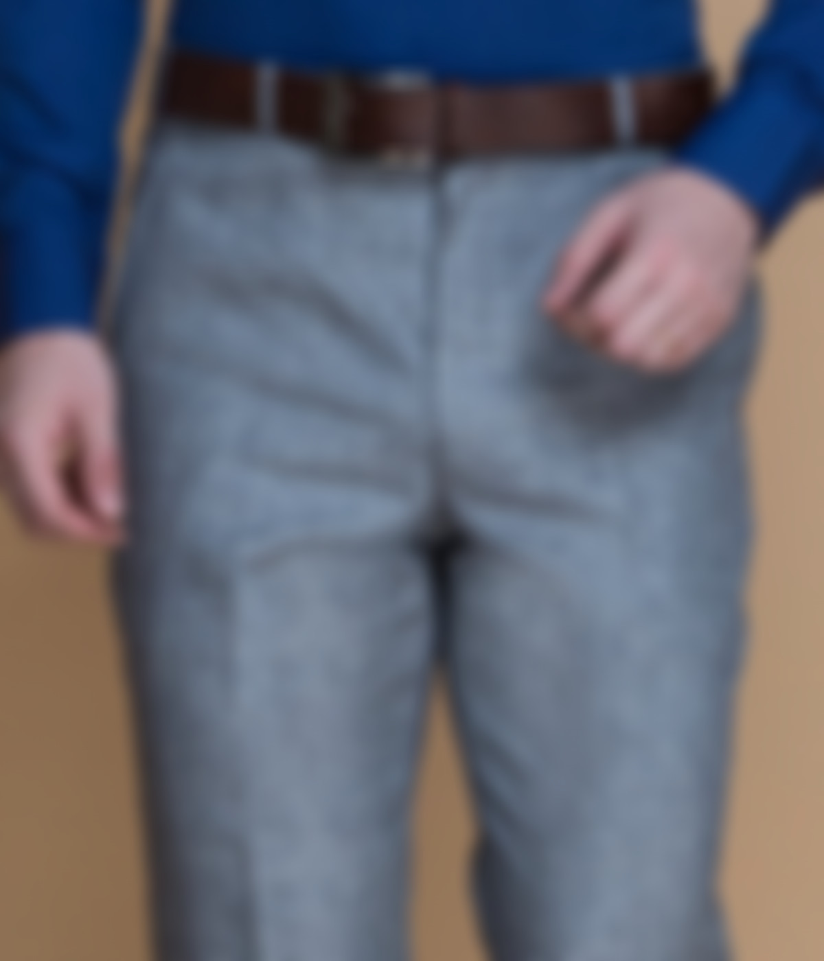 Viennese Grey Linen Pants-1