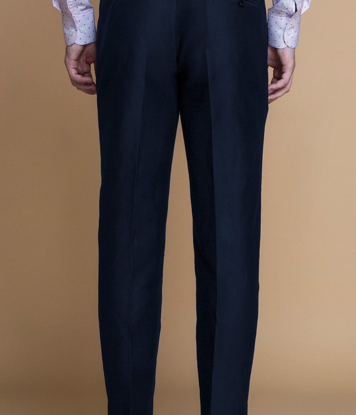 Presidential Navy Linen Pants- view-1
