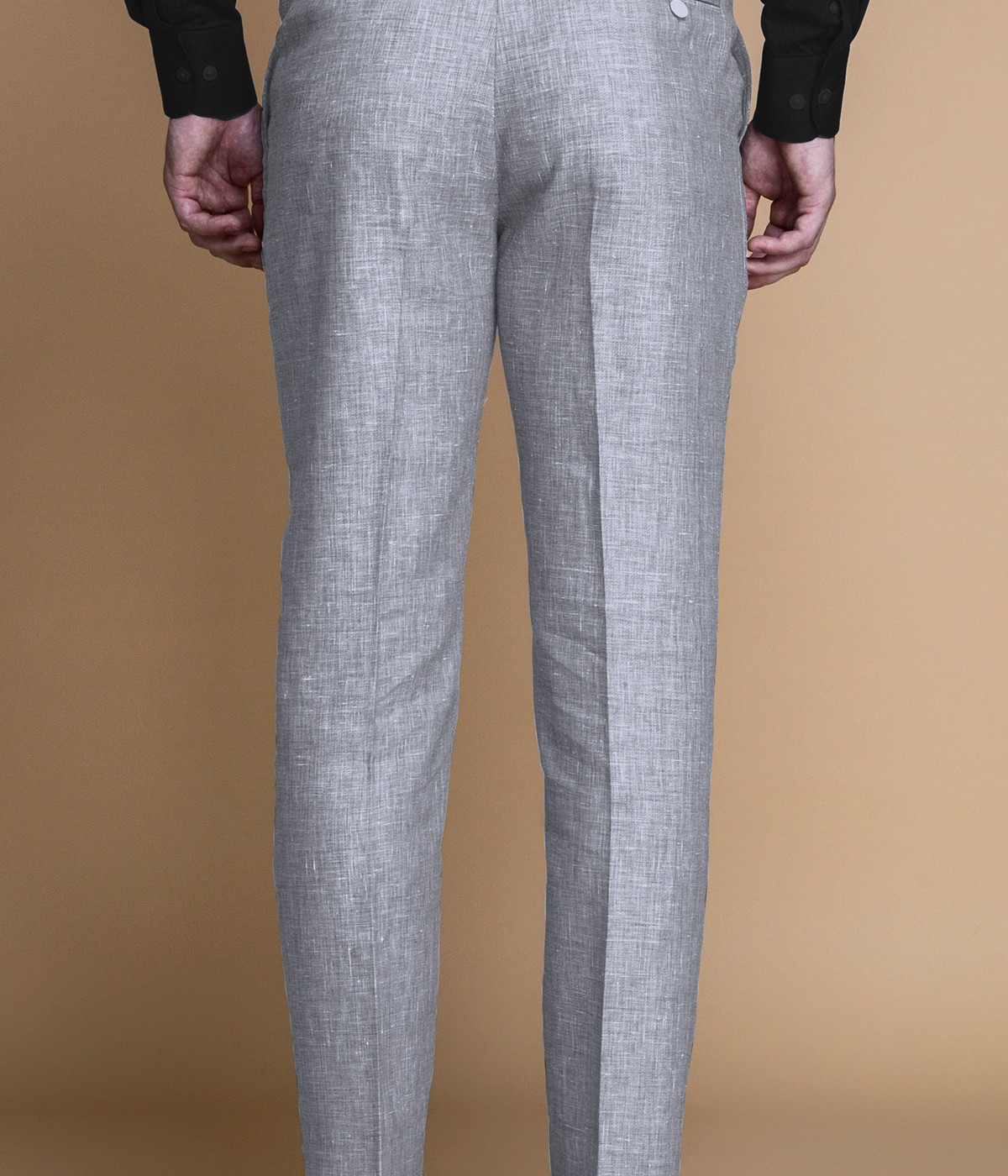 Malibu Grey Linen Pants- view-1