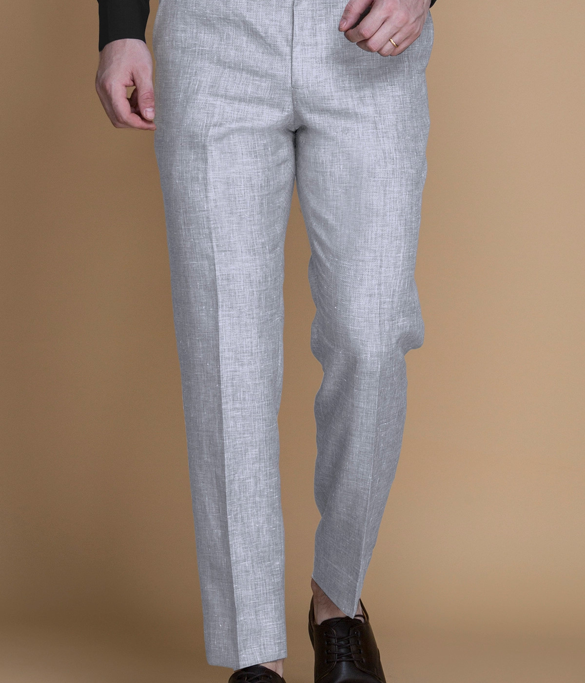 Malibu Grey Linen Pants- view-2