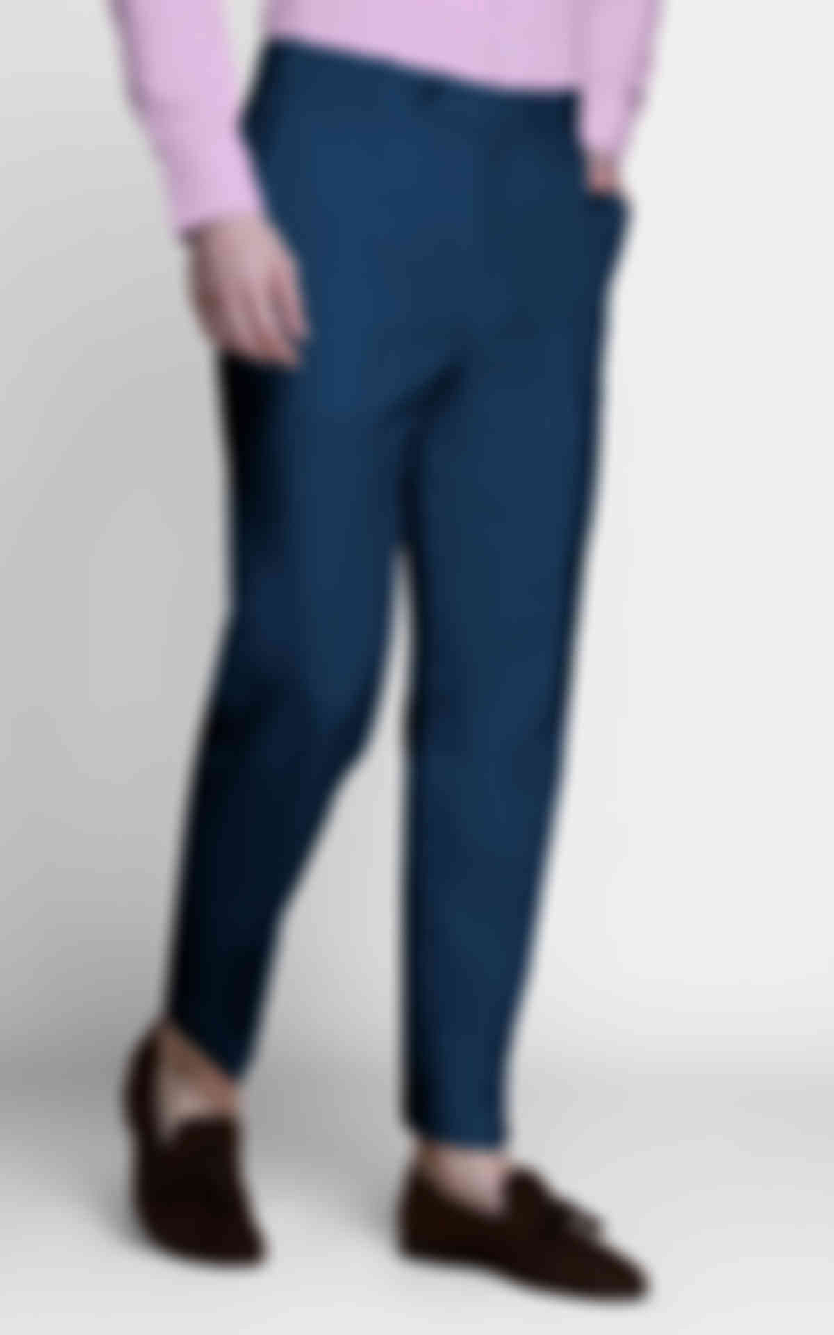 Dusty Blue Linen Pants