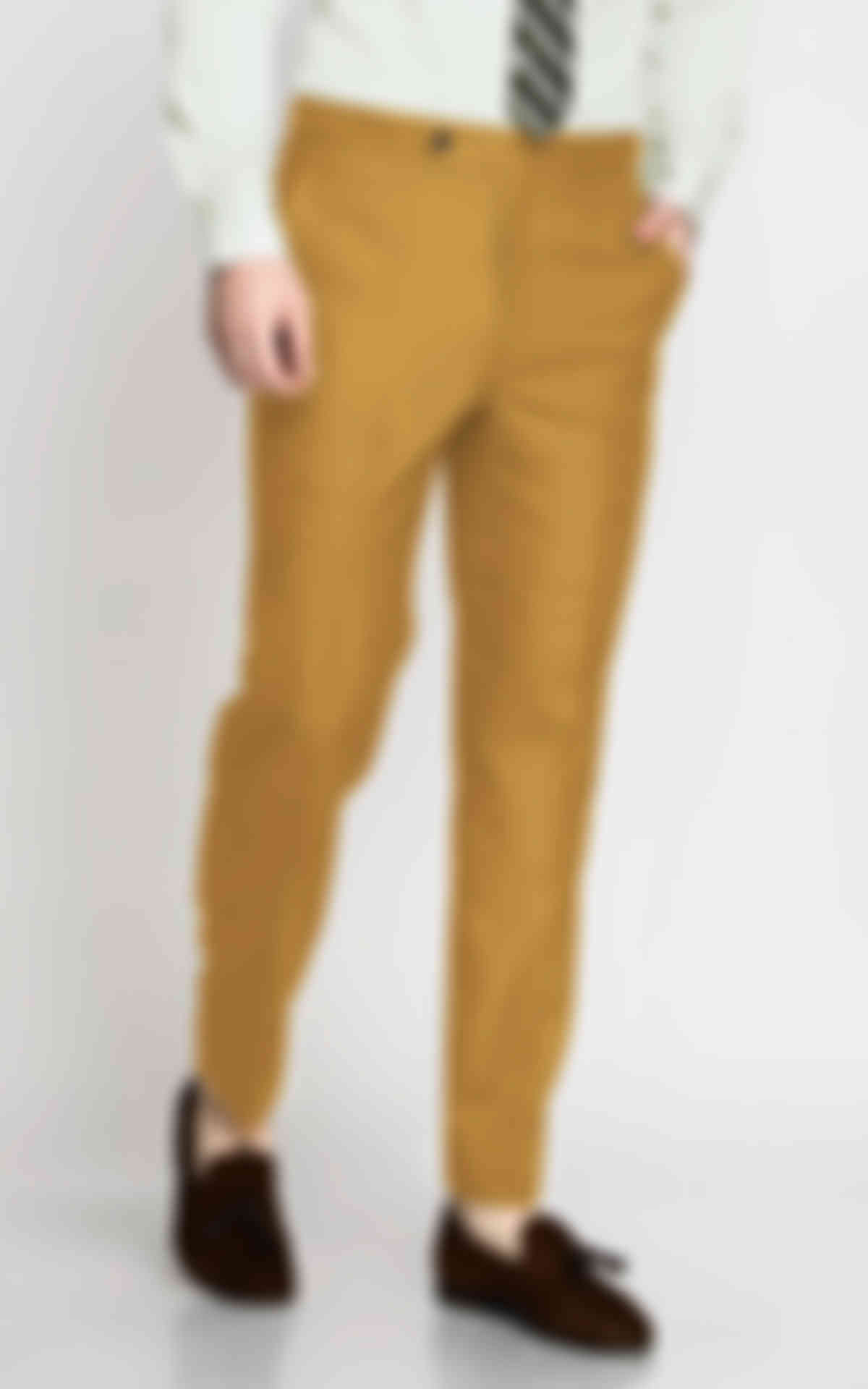 Amarillo Mustard Wool Pants