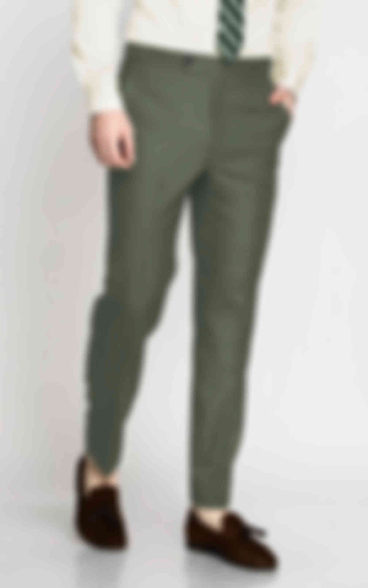 Eucalyptus Green Wool Pants