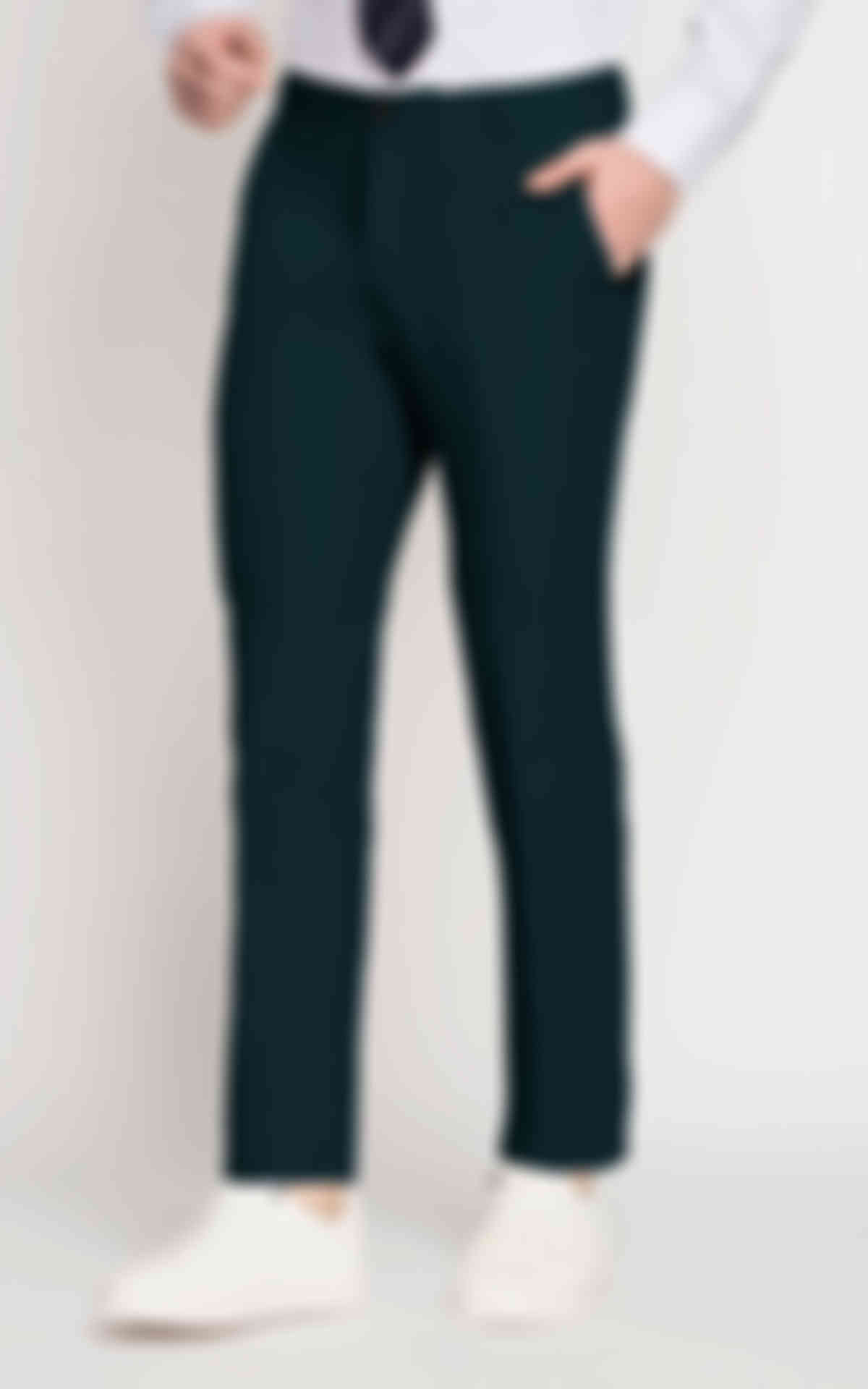 Aspen Teal Green Cotton Pants