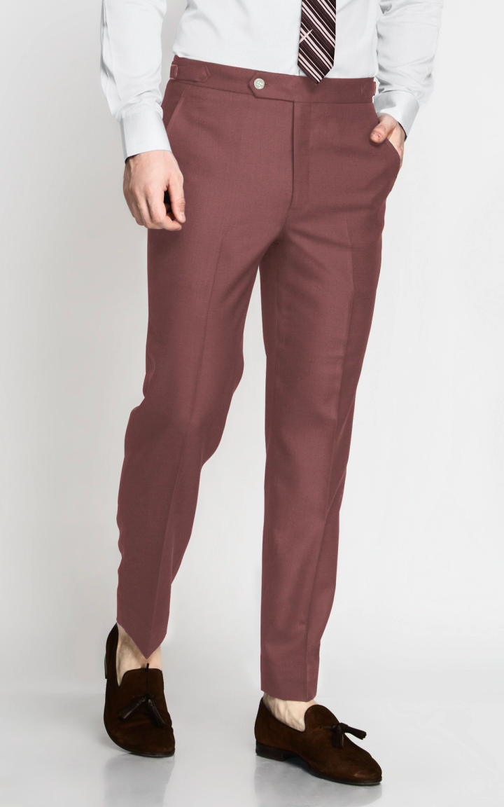 Portland Dusty Rose Wool Pants image