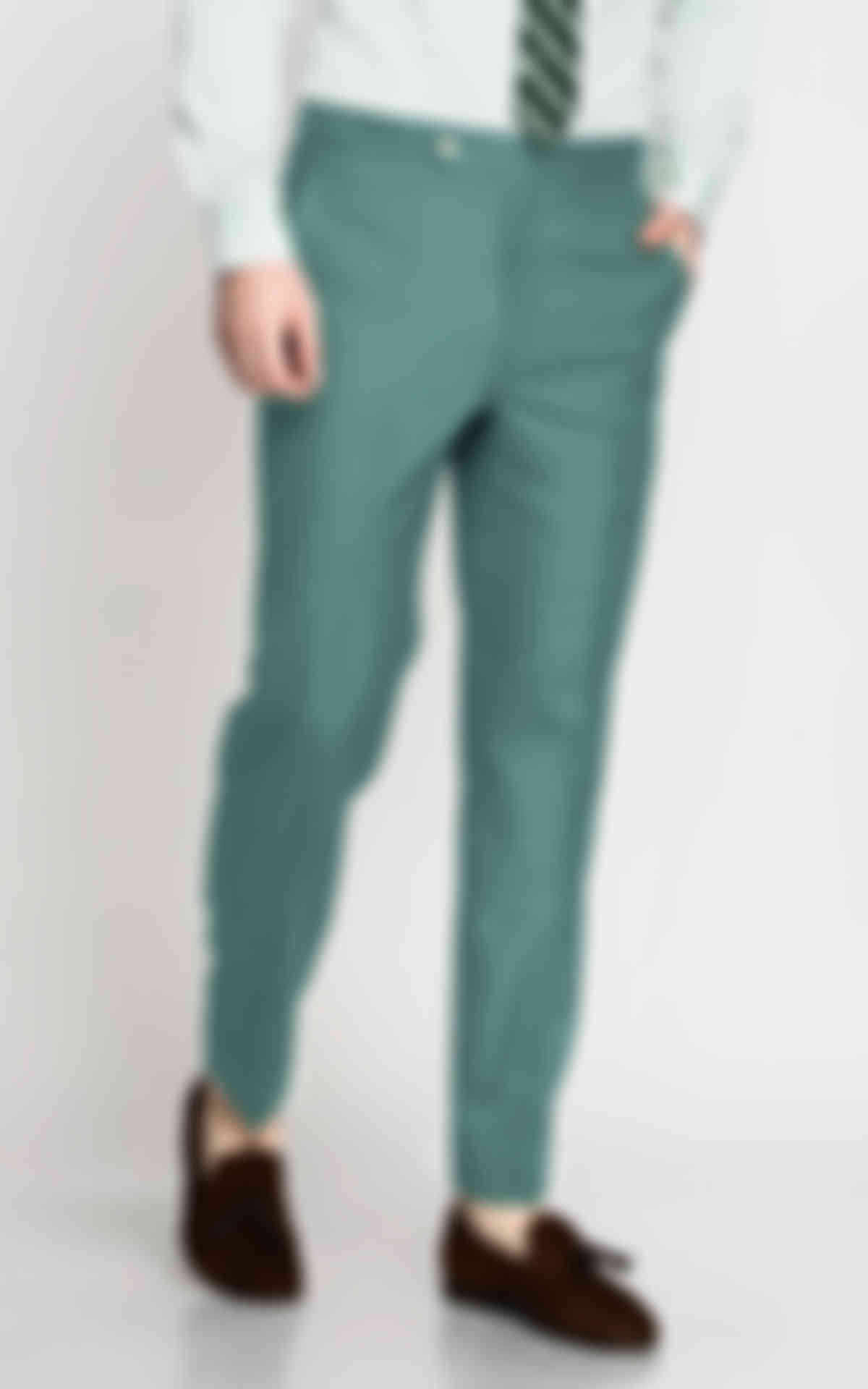 Sage Mint Green Wool Pants