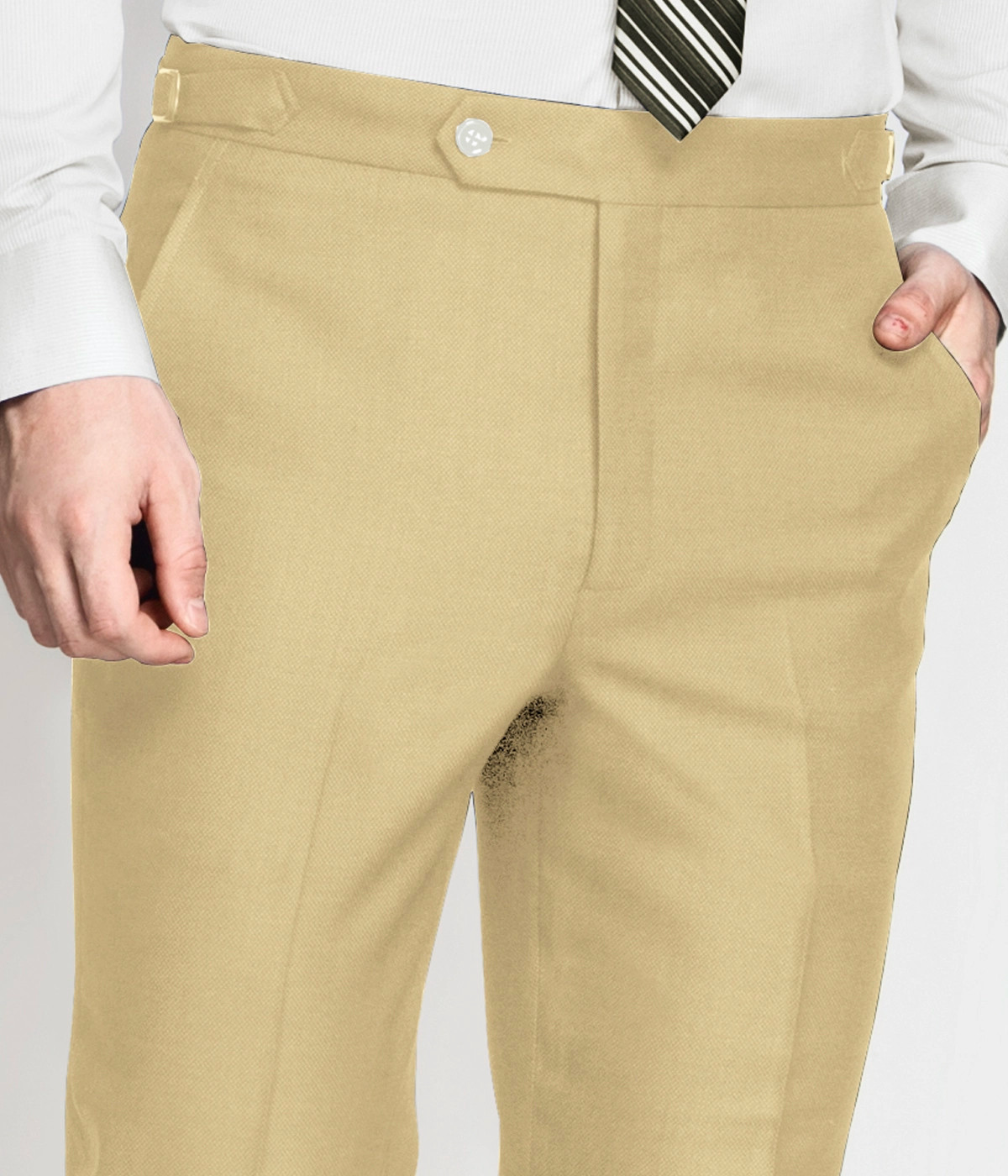 Pastel Clay Wool Pants - A.i. Perfect Fits