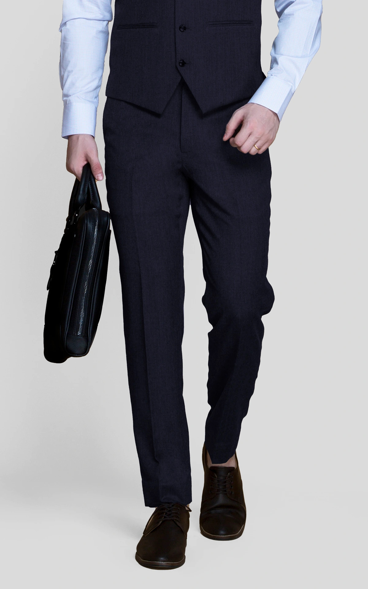 Piccadilly Midnight Blue Flannel Pants