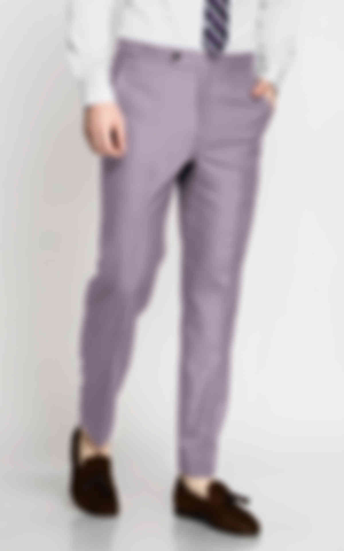 Seattle Lilac Lavender Wool Pants image