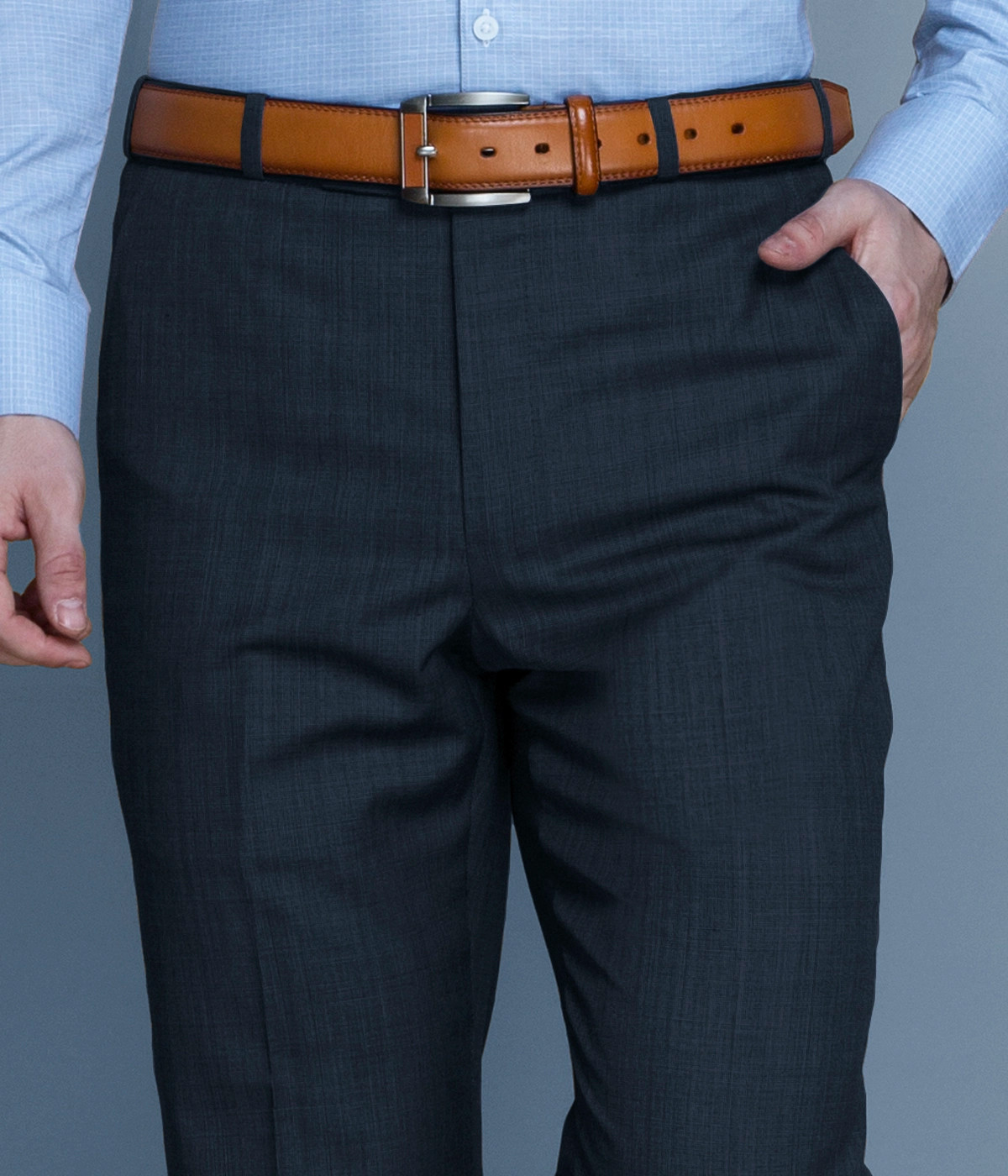 Hudson Charcoal Nailhead Pants-1